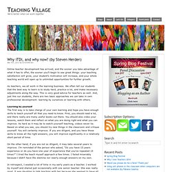Why iTDi, and why now?