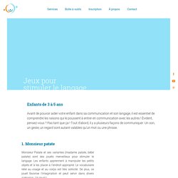 stimuler le langage – Boite à paroles
