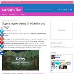 Stipple. Inserer du multimedia dans une image
