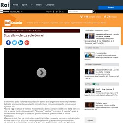 Stop alla violenza sulle donne!