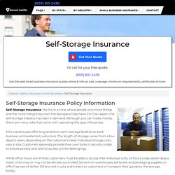 Self-Storage Insurance - Cost & Coverage (2019)
