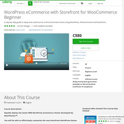 WordPress eCommerce with Storefront for WooCommerce Beginner [ CORK ]