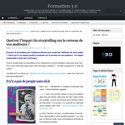 Quel est l’impact du storytelling sur le cerveau de vos auditeurs ?