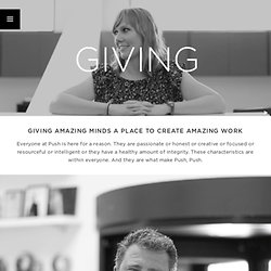Push. Strategic Branding, Creative and Digital.