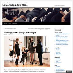 Versace pour H&M : Stratégie de Masstige !