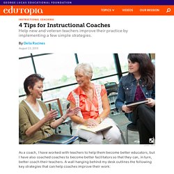 Strategies for Instructional Coaching