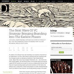 The Next Wave Of VC Strategy: Bringing Branding Into The Earliest Phases