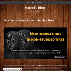 Non-studded-tires - harriets-blog.simplesite.com