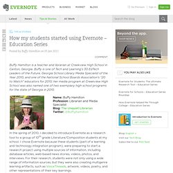 How my students started using Evernote - Education Series
