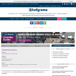 Salon Studyrama Grandes Ecoles de Nantes - Samedi 18 novembre 2017 - NANTES
