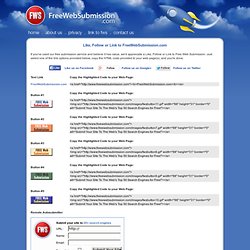 Free Web Submission: Free Search Engine Submission and Site Promotion