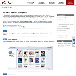 Create a successful poster with Poster Software for Mac and Windows