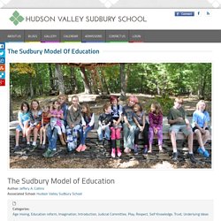 The Sudbury Model of Education