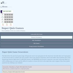 Super Quiz Game