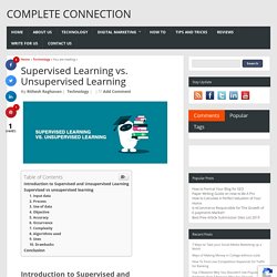 Supervised Learning vs. Unsupervised Learning