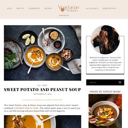 Sweet Potato Lime and Peanut Soup