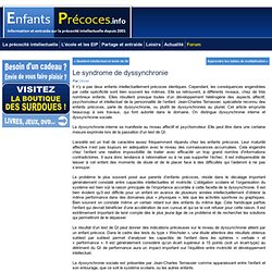 Le syndrome de dyssynchronie