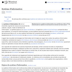 Système d'information
