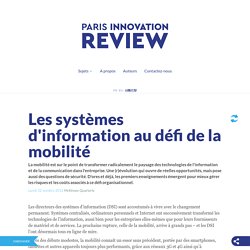 Les systèmes d'information au défi de la mobilité