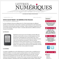 le B.A.-ba de l’ebook : les tablettes et les liseuses