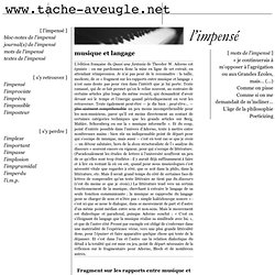 musique et langage