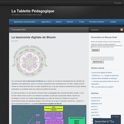 La taxonomie digitale de Bloom