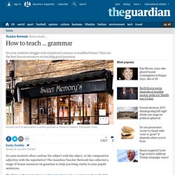 How to teach … grammar