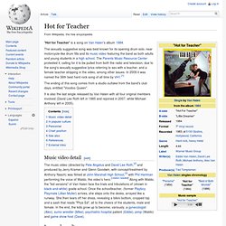 Hot for Teacher