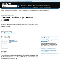 Teachers TV