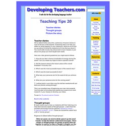 Teaching Tips 20