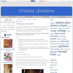 techniques de carte à gratter - l'Atelier d'Hélène