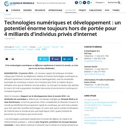 Inégalité et Internet