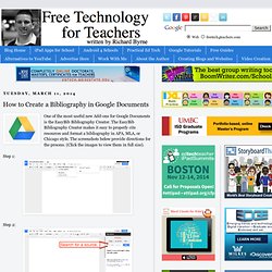How to Create a Bibliography in Google Documents