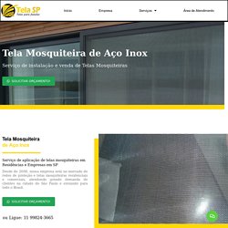 Tela Mosquiteira de Aço Inox