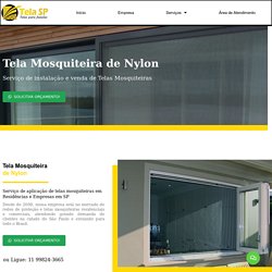 Tela Mosquiteira de Nylon