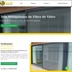 Tela Mosquiteira de Fibra de Vidro