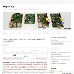 Téléinfo EDF avec un Raspberry Pi - MagdiBlog
