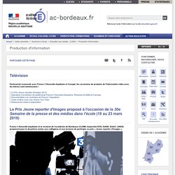 Concours jeune reporter