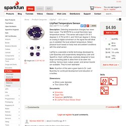 LilyPad Temperature Sensor - DEV-08777