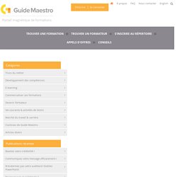 7 tendances du e-learning en 2016 / Guide Maestro Conseils