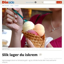 Test: Slik lager du iskrem