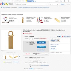 Alloy texturierte Mini tragbare 2 TB USB Stick USB 2.0 Flash-Laufwerk SpeicherSL