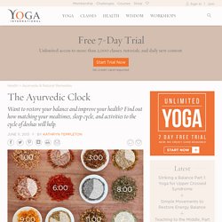 The Ayurvedic Clock