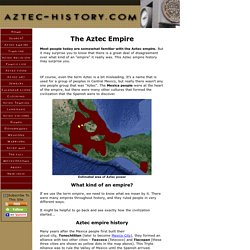 The Aztec Empire