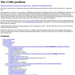 The C10K problem