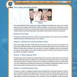 The e-Bug Detective Game
