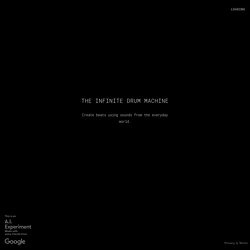 The Infinite Drum Machine