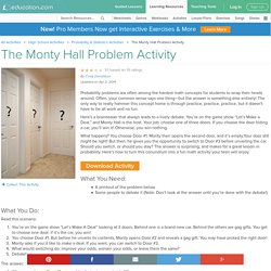 The Monty Hall Problem