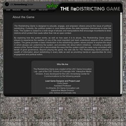 The ReDistricting Game