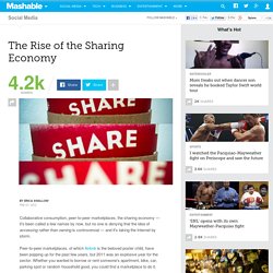The Rise of the Sharing Economy